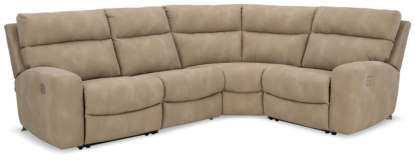 Next-Gen DuraPella Power Reclining Sectional - Faith Furniture (Manhattan, KS)