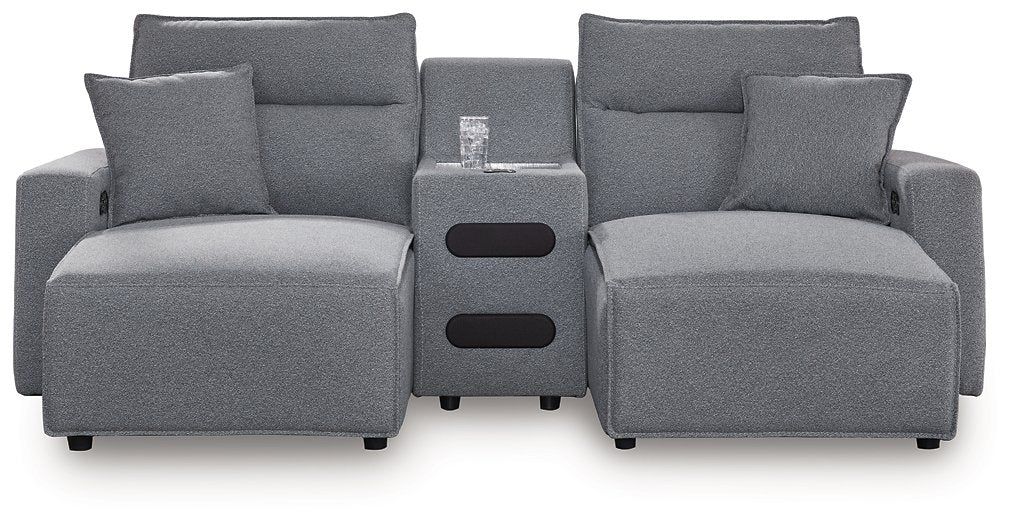 Modmax Power Reclining Sectional with Chaise - Faith Furniture (Manhattan, KS)