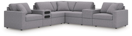 Modmax Balanced Sectional with Audio and Storage Consoles - Faith Furniture (Manhattan, KS)