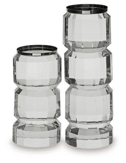 Brentley Candle Holder Set (Set of 2) - Faith Furniture (Manhattan, KS)