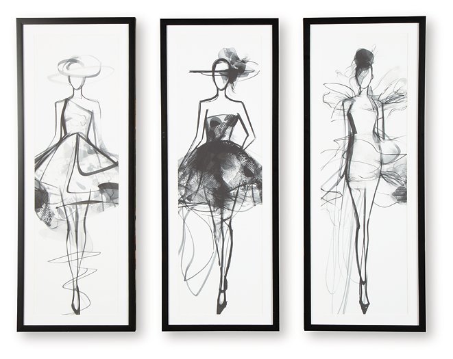 Mckerrick Wall Art Set (Set of 3) - Faith Furniture (Manhattan, KS)