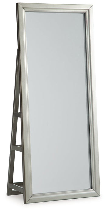 Evesen Floor Standing Mirror/Storage - Faith Furniture (Manhattan, KS)