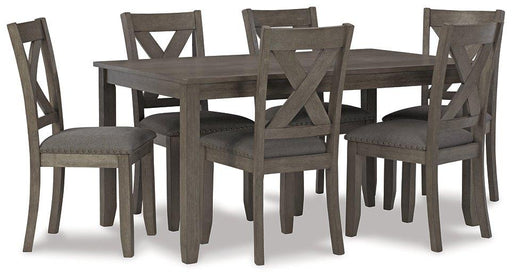 Caitbrook Dining Table and Chairs (Set of 7) - Faith Furniture (Manhattan, KS)