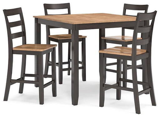 Gesthaven Counter Height Dining Table and 4 Barstools (Set of 5) - Faith Furniture (Manhattan, KS)