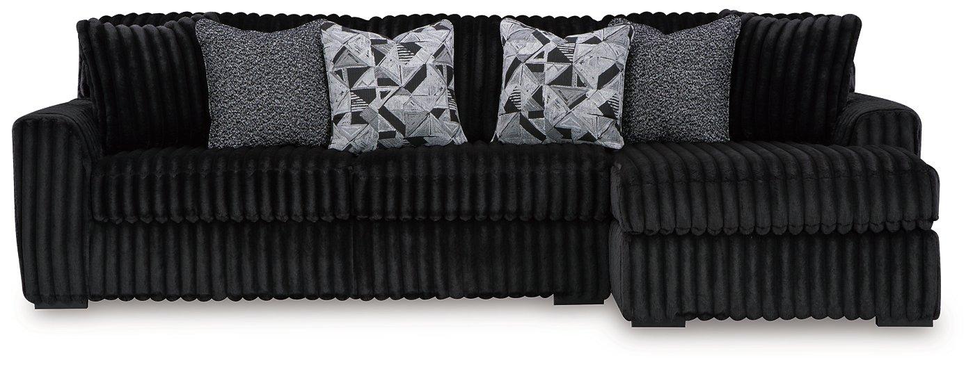 Midnight-Madness Sectional Sofa with Chaise - Faith Furniture (Manhattan, KS)