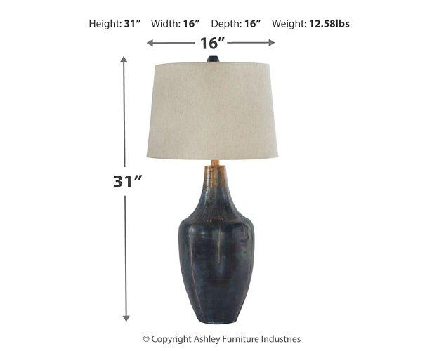 Evania Table Lamp - Faith Furniture (Manhattan, KS)