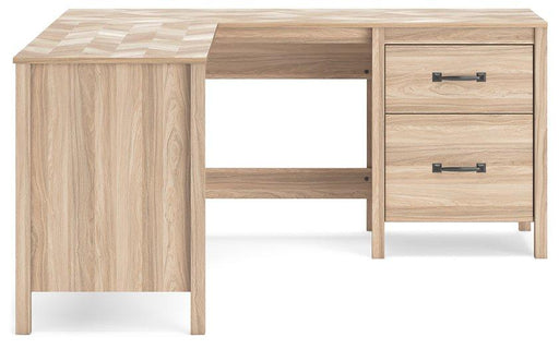 Battelle 60" Home Office Desk with Return - Faith Furniture (Manhattan, KS)