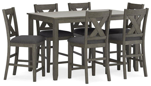 Caitbrook Counter Height Dining Table and Bar Stools (Set of 7) - Faith Furniture (Manhattan, KS)