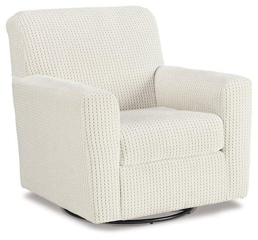 Herstow Swivel Glider Accent Chair - Faith Furniture (Manhattan, KS)