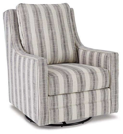 Kambria Swivel Glider Accent Chair - Faith Furniture (Manhattan, KS)