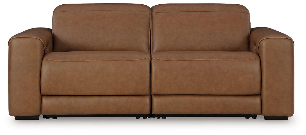 Magic Man Power Reclining Sectional Loveseat - Faith Furniture (Manhattan, KS)