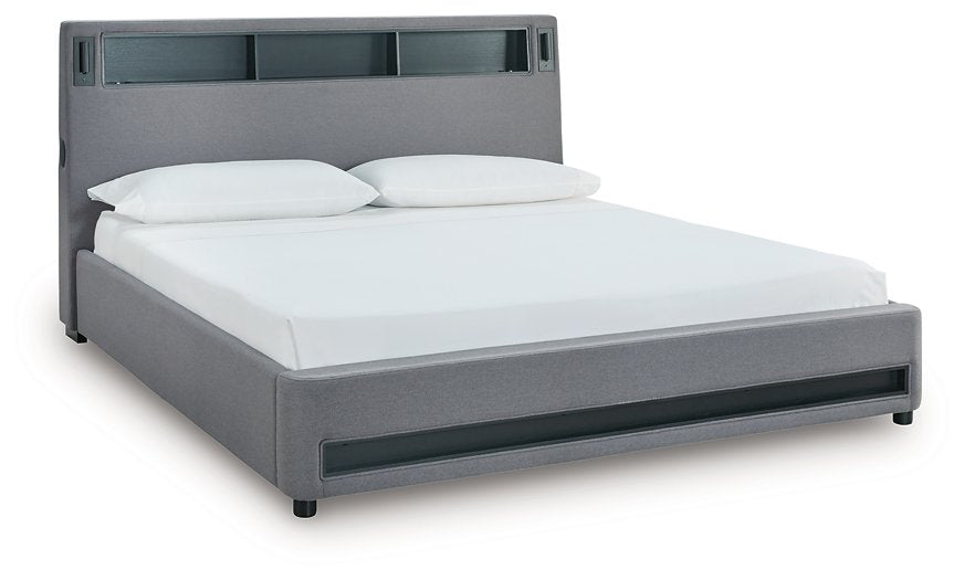 Verishaw Upholstered Bed - Faith Furniture (Manhattan, KS)