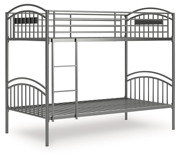 Lanceburg Bunk Bed with Ladder - Faith Furniture (Manhattan, KS)