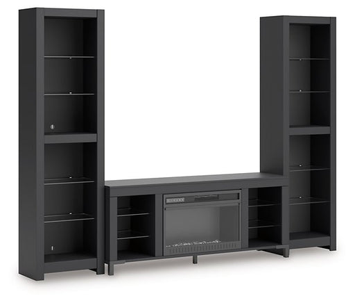 Cayberry Entertainment Center with Electric Fireplace - Faith Furniture (Manhattan, KS)