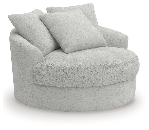 Cuddle Plush Oversized Swivel Accent Chair - Faith Furniture (Manhattan, KS)