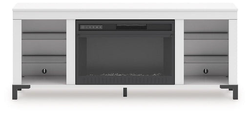 Brollevi 60" TV Stand with Electric Fireplace - Faith Furniture (Manhattan, KS)