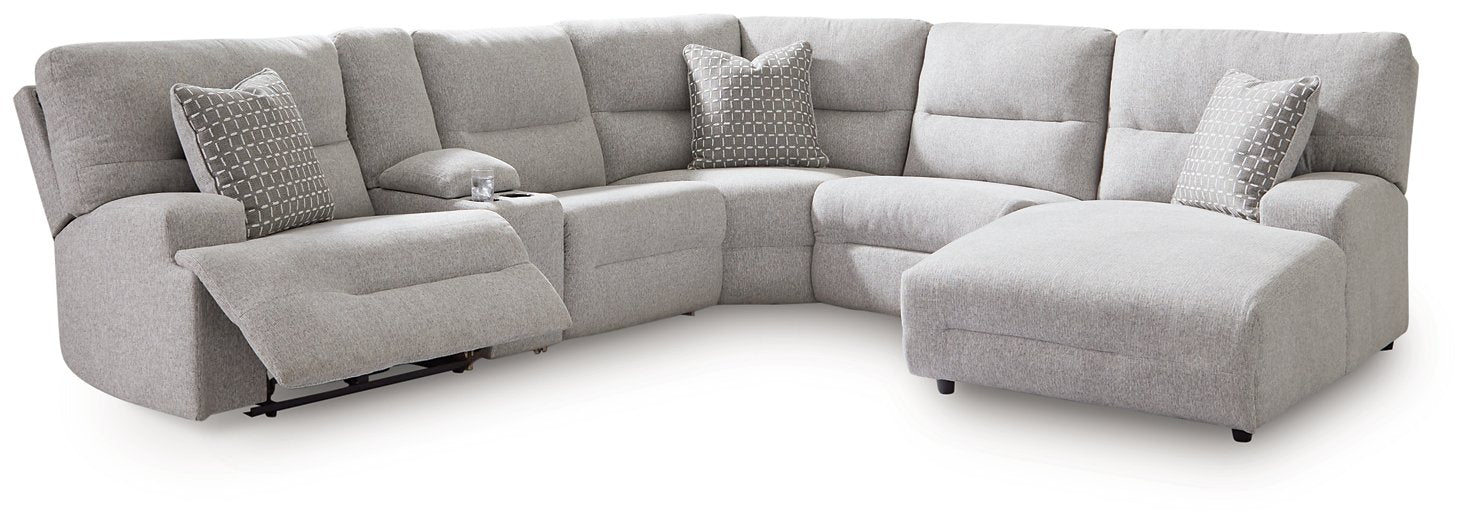 Acklen Place Power Reclining Sectional with Chaise - Faith Furniture (Manhattan, KS)