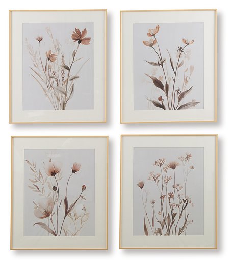 Chettings Wall Art (Set of 4) - Faith Furniture (Manhattan, KS)