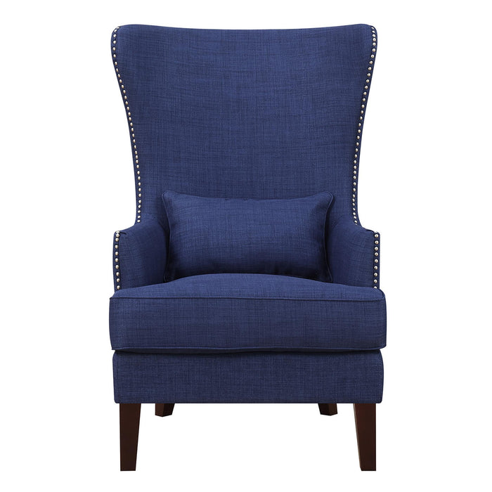 Kori Accent Chair in Blue - Faith Furniture (Manhattan, KS)
