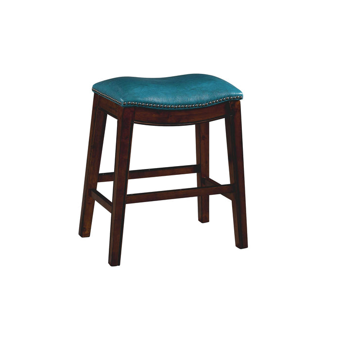 Fiesta 24" Backless Counter Height Stool in Blue - Faith Furniture (Manhattan, KS)