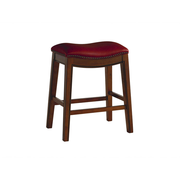 Fiesta 24" Backless Counter Height Stool in Red - Faith Furniture (Manhattan, KS)