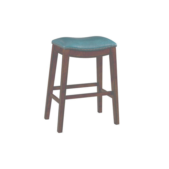 Fiesta 30" Backless Bar Stool in Blue - Faith Furniture (Manhattan, KS)