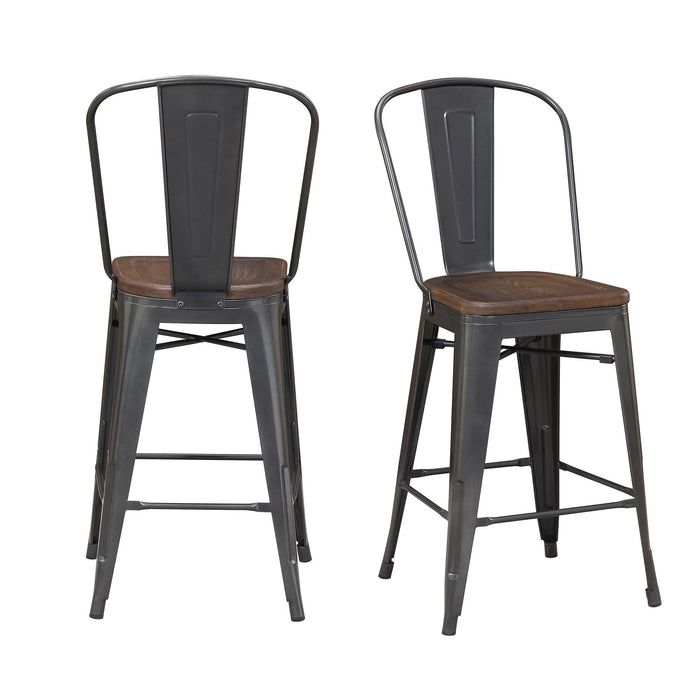 Moon Bar Stool Set of 2 - Faith Furniture (Manhattan, KS)