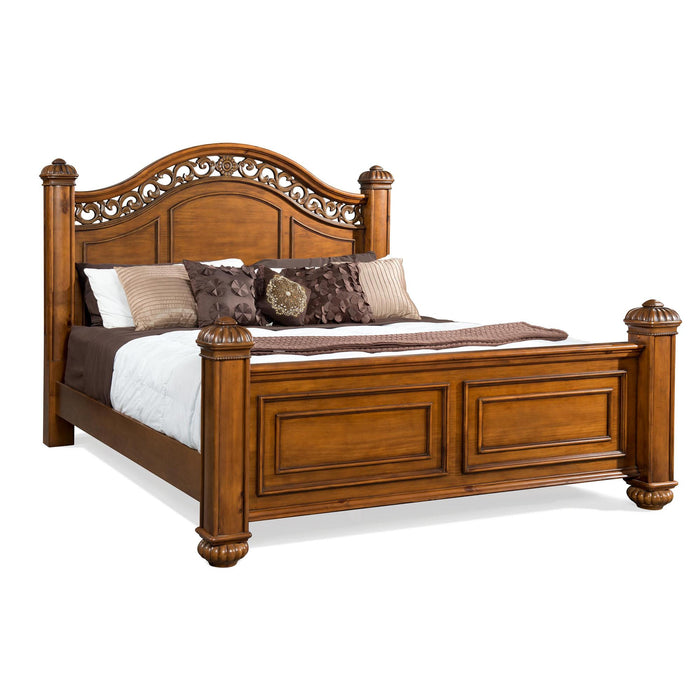 Barkley Square King Poster Bed - Faith Furniture (Manhattan, KS)