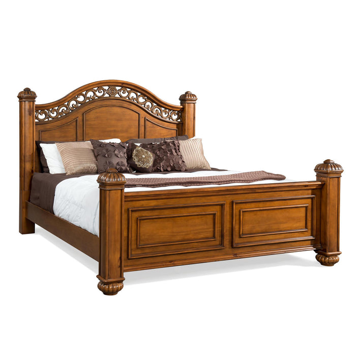 Barkley Square Queen Poster Bed - Faith Furniture (Manhattan, KS)