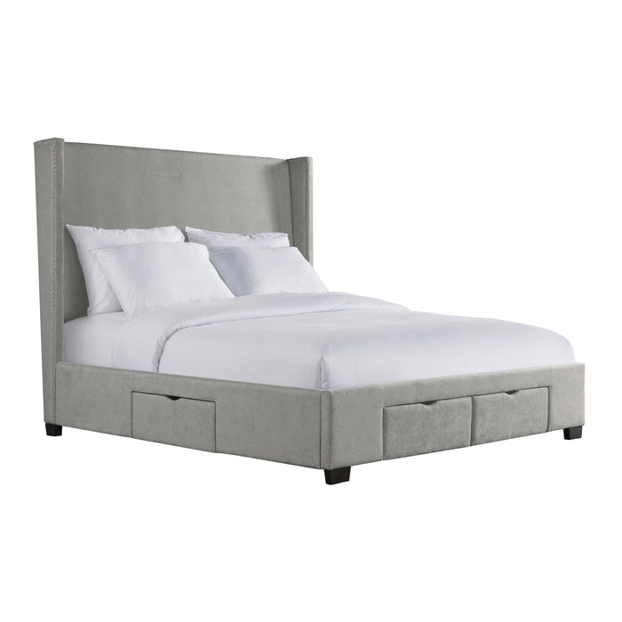 Magnolia King Upholstered Storage Bed - Faith Furniture (Manhattan, KS)