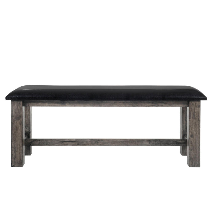 Nathan Bench w. PU Padded Seat - Faith Furniture (Manhattan, KS)