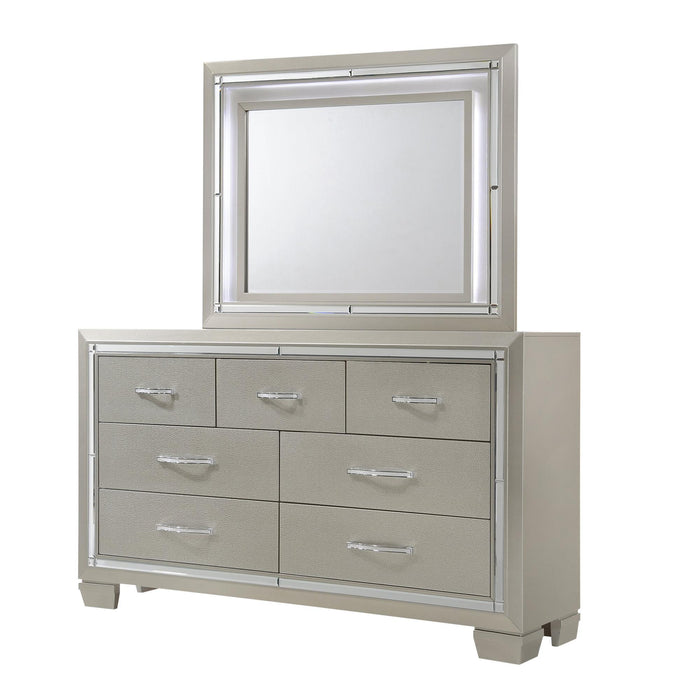 Platinum Dresser & Mirror Set - Faith Furniture (Manhattan, KS)