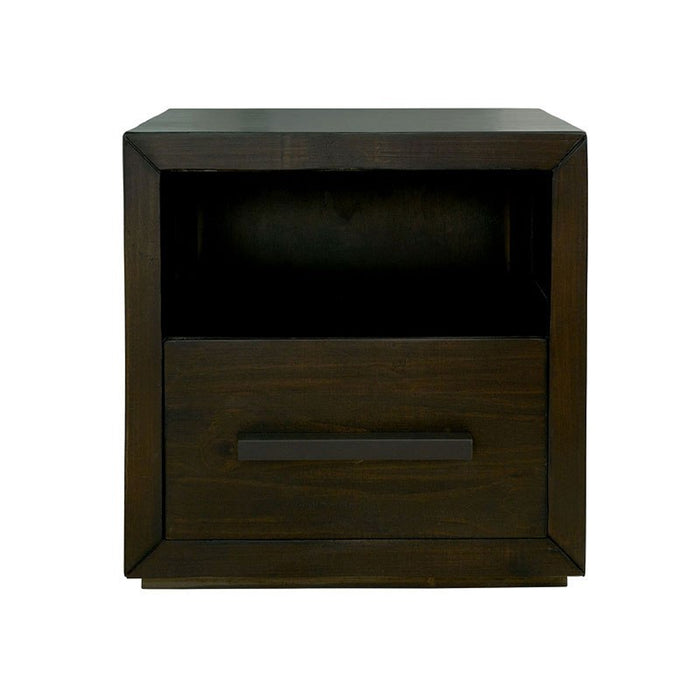 Elements International Magnum Nightstand in Grey - Faith Furniture (Manhattan, KS)