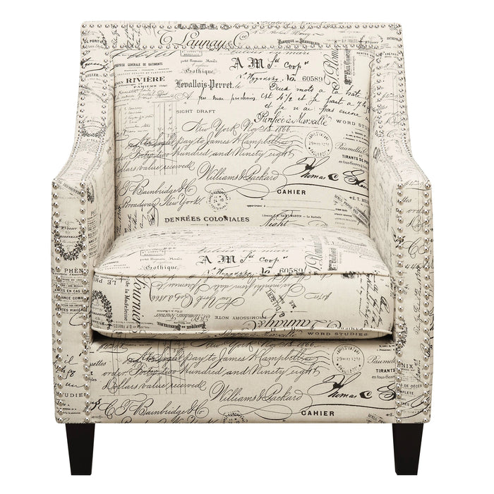 Erica 497 Chair W/Chrome Nails French Script (ISTA 3)