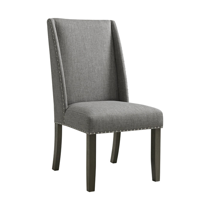 Everdeen Dining Set in Charcoal-Table & Four Chairs