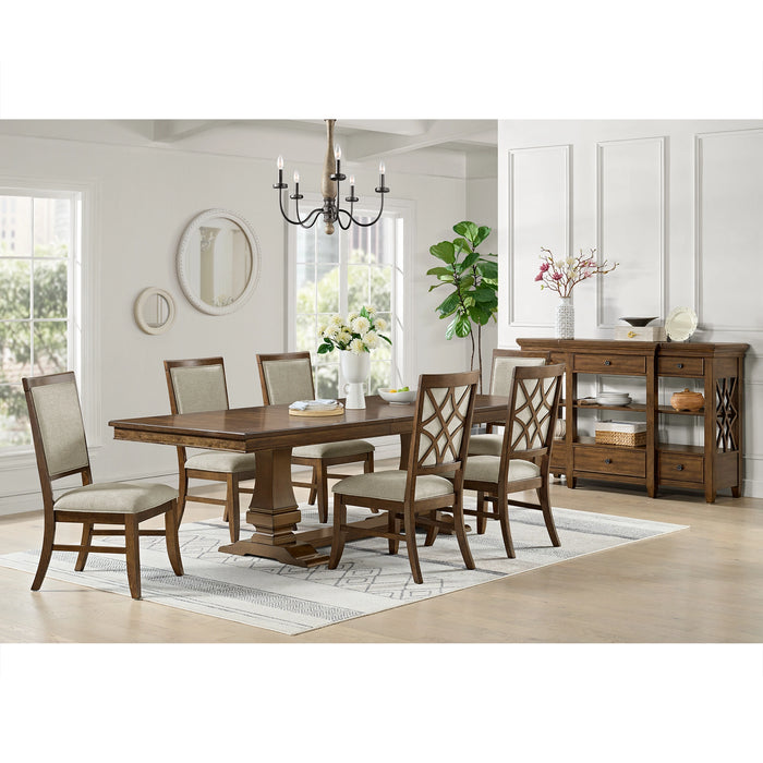 Phillipe Dining Table with with 18" Leaf in Cherry