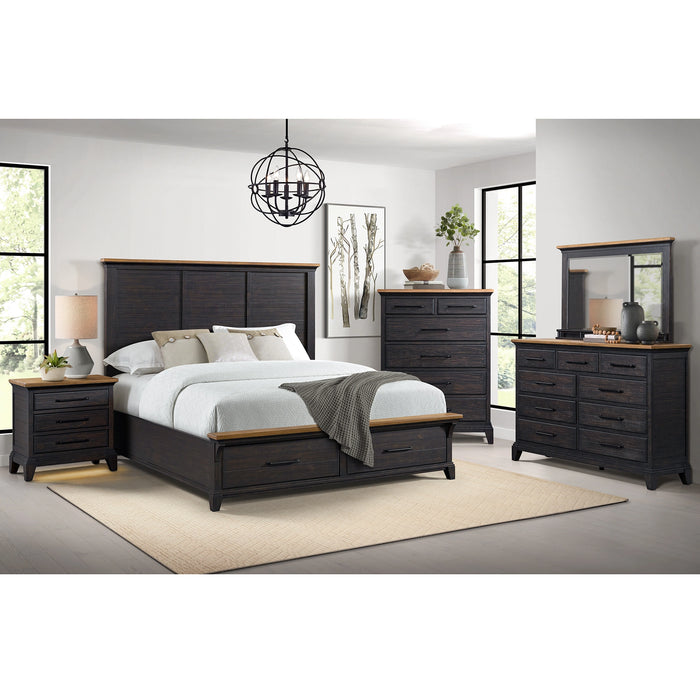 Montrose Chest in Espresso & Brown