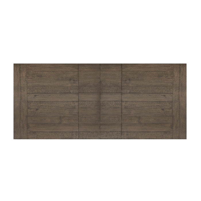 Yellowstone Dining Table with 2x12" Leaves in Medium Brown
