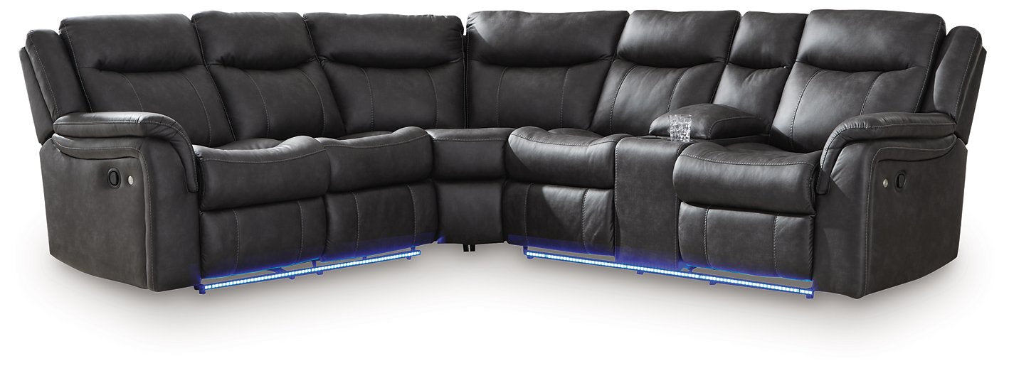 Sultan Meadow Reclining Sectional - Faith Furniture (Manhattan, KS)