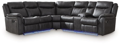 Sultan Meadow Reclining Sectional - Faith Furniture (Manhattan, KS)
