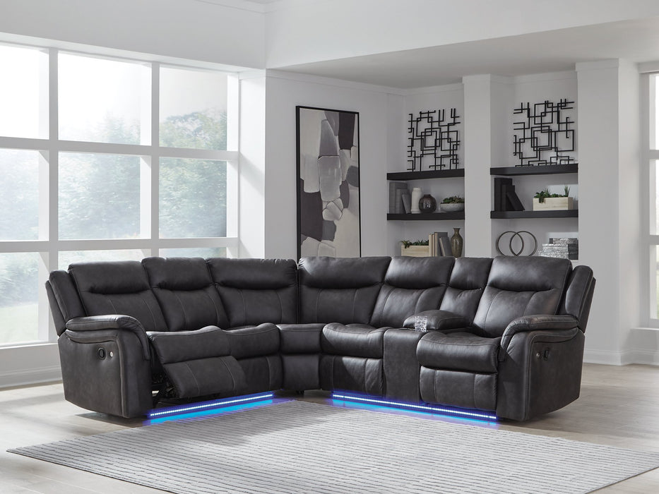 Sultan Meadow Reclining Sectional - Faith Furniture (Manhattan, KS)