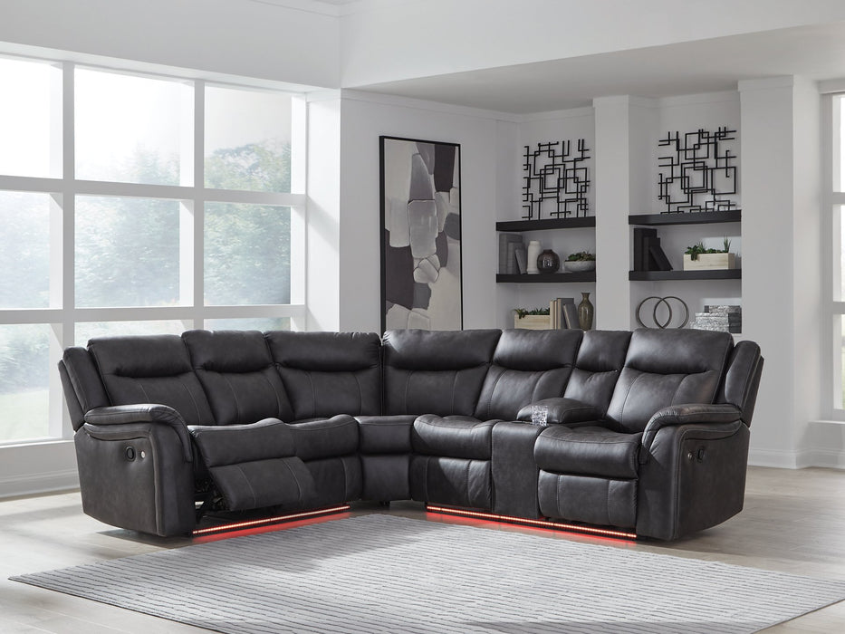 Sultan Meadow Reclining Sectional - Faith Furniture (Manhattan, KS)