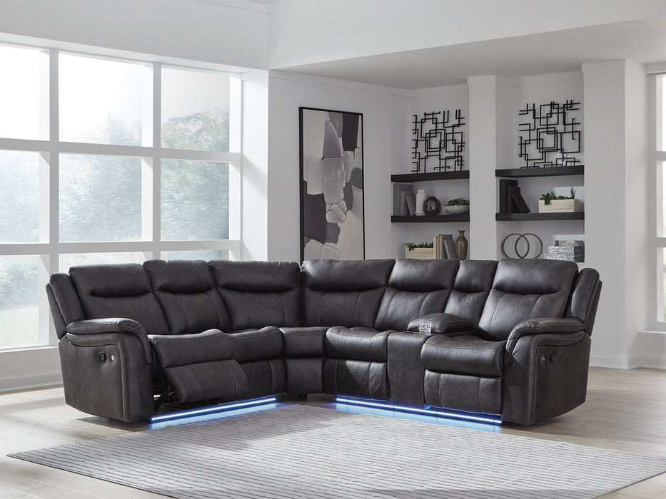 Sultan Meadow Reclining Sectional - Faith Furniture (Manhattan, KS)