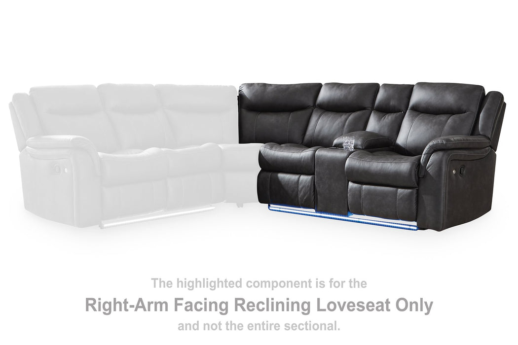 Sultan Meadow Reclining Sectional - Faith Furniture (Manhattan, KS)