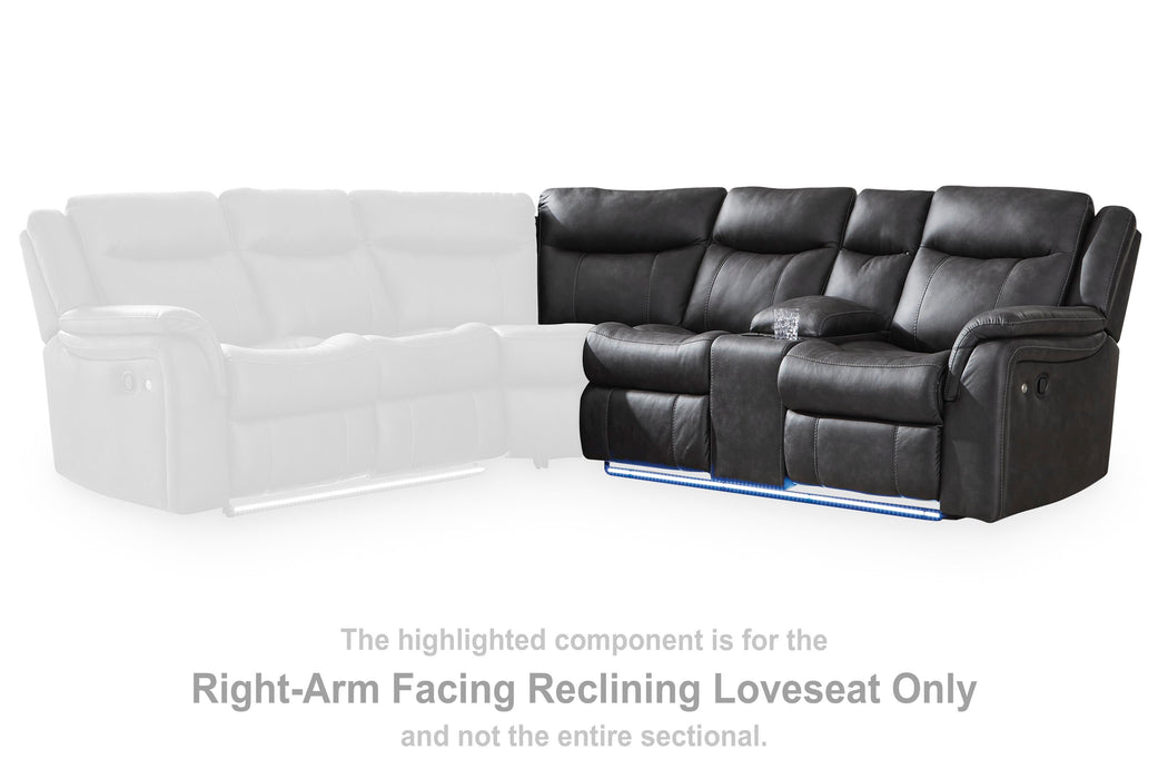 Sultan Meadow Reclining Sectional - Faith Furniture (Manhattan, KS)