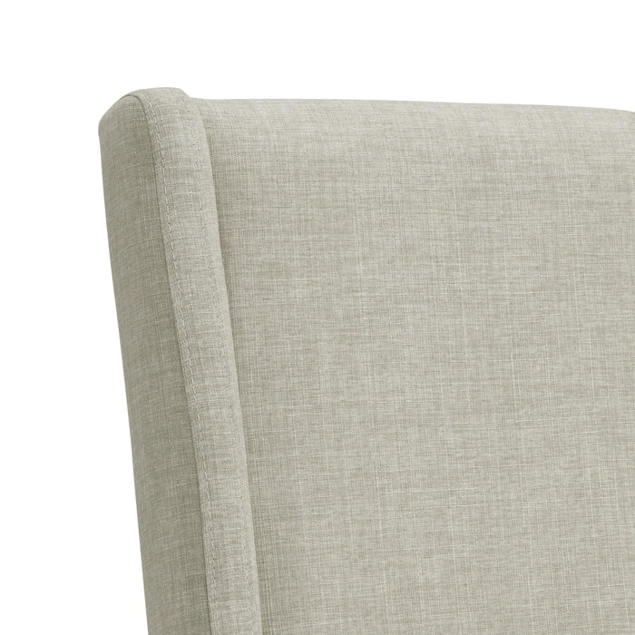 Eleanor Dining Side Chair with Heirloom Fabric in White (2 Per Carton)
