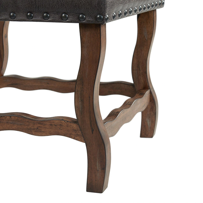 Gramercy 7PC Dining Set-Table and Six Tufted Tall Back Chairs