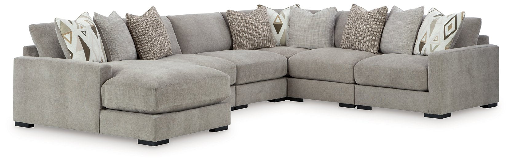 Aslan Court Sectional with Chaise - Faith Furniture (Manhattan, KS)
