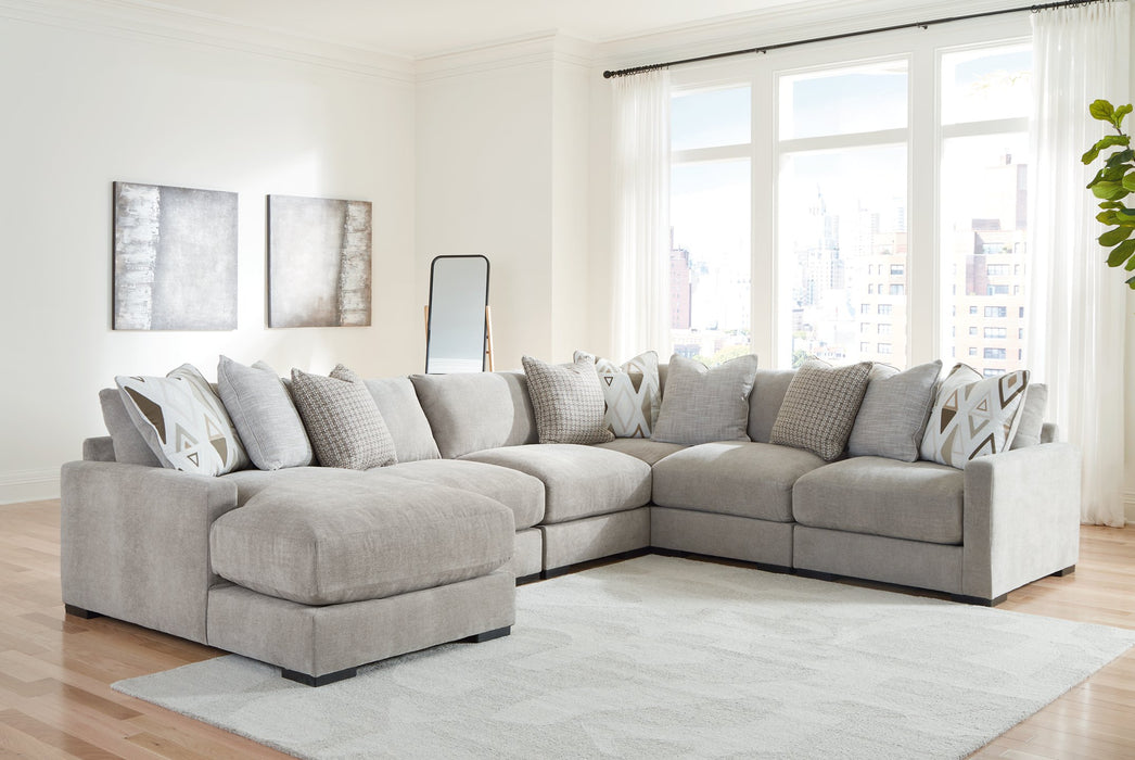 Aslan Court Sectional with Chaise - Faith Furniture (Manhattan, KS)