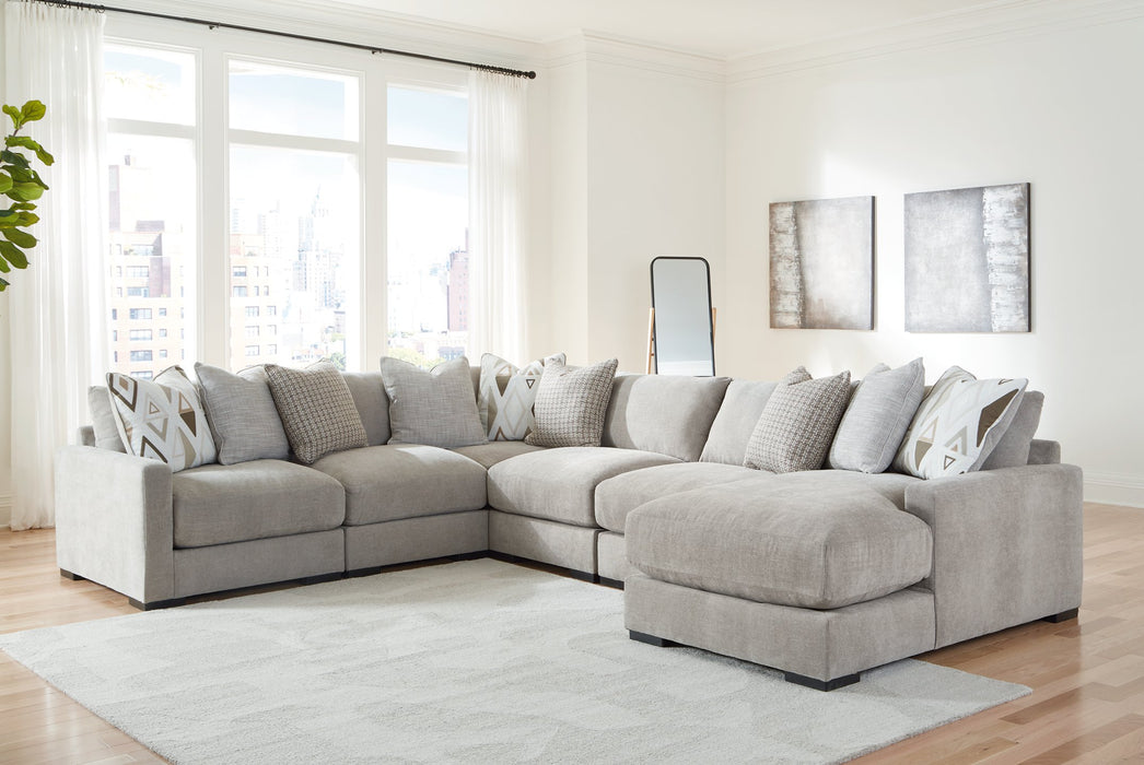 Aslan Court Sectional with Chaise - Faith Furniture (Manhattan, KS)